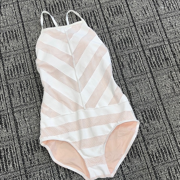 Calvin Klein Other - CALVIN KLEIN WHITE FULLY LINED LASER CUT OUT 1 PC ONE PIECE SWIMSUIT XS